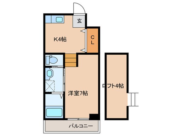 ブローテ石丸の物件間取画像